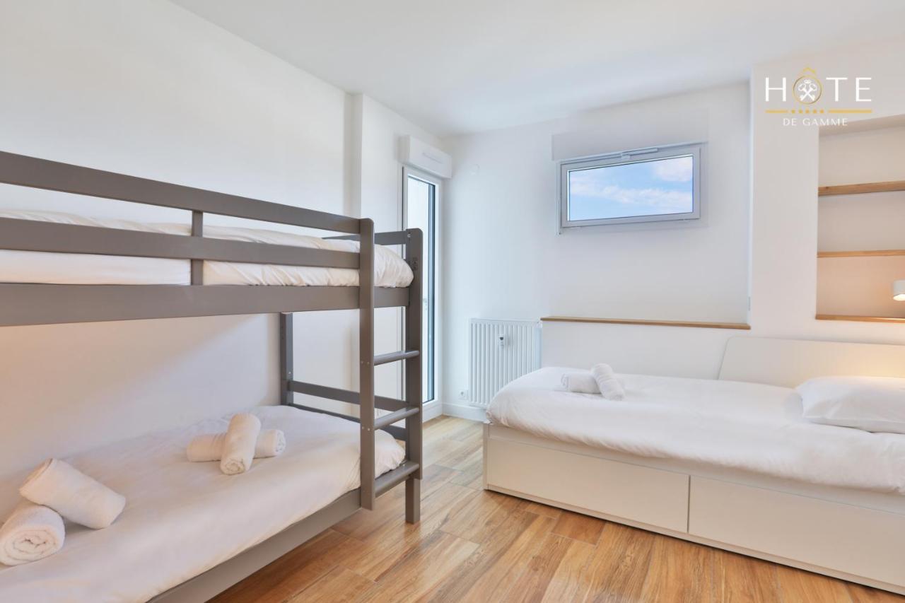 Appartement De Caractere, Superbe Vue Mer 280° La Chaume Buitenkant foto